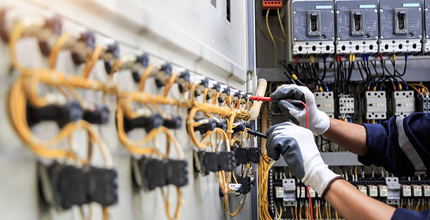 Professional Electrician technician working in Corcoran, MN